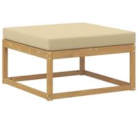 vidaXL Tabouret d'extérieur en polyester blanc