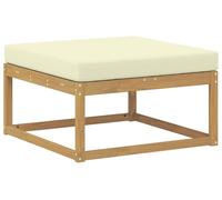 vidaXL Tabouret d'extérieur en polyester blanc