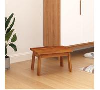 vidaXL Tabouret-escabeau 38x26x22 cm Bois d'acacia solide, escabeau, petit tabouret, tabouret d'extérieur, repose-pied, 153332