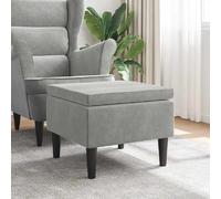 vidaXL Tabouret - Gris Clair