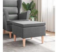 vidaXL Tabouret - Gris foncé