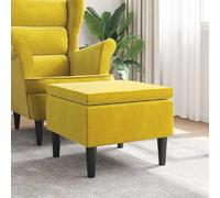 vidaXL Tabouret - Jaune