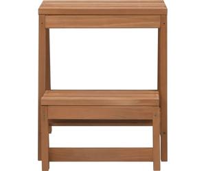 vidaXL Tabouret marchepied pliable en bois massif de sapin