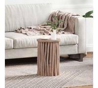 vidaXL Tabouret Naturel 30 x 30 x 45 cm Bois de teck massif