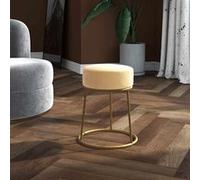 vidaXL Tabouret - Abricot Doré