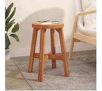 vidaXL Tabouret, Table d'Appoint, Repose-pied, Tabouret de Plantes, Escabeau de Bureau Salon Salle de Bain, Moderne, Marron 153331