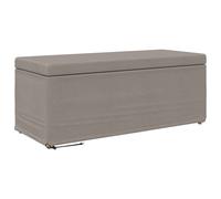 vidaXL Tabouret Taupe 101 x 41 x 40 cm Tissu et bois stratifié