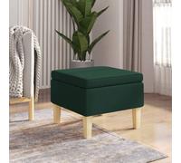 vidaXL Tabouret Vert Foncé