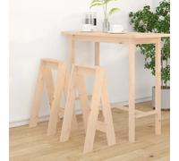 vidaXL Tabourets 2 pcs - Bois de pin