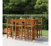 vidaXL Tabourets de bar - Acacia massif - Lot de 6