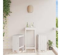 vidaXL Tabourets de bar blanc