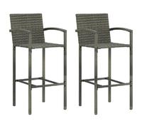 vidaXL Tabourets de bar lot de 2