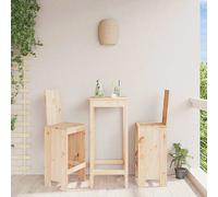 vidaXL Tabourets de Bar Lot de 2 - Bois de Pin