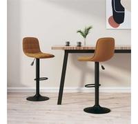 vidaXL Marron Velours