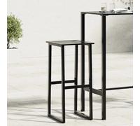 vidaXL Tabourets de bar lot de 4 - Noir