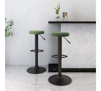 VidaXL Tabourets de bar velours vert foncé