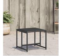 vidaXL Lot de 4 tabourets de jardin 4008594 – Acier et textilène Noir