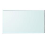 vidaXL Tafelblad van gehard glas 1200x650 mm rechthoekig243634 Transparent G