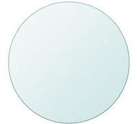 vidaXL Dessus de table 243627 - Verre trempé rond 600 mm transparent