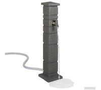 vidaXL Tanker de Jardin Anthracite 26 x 26 x 101 cm PE