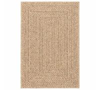vidaXL Tapis 120x170 cm Aspect Jute intérieur et extérieur, Tapis d'extérieur, Tapis de Sol, Tapis d'intérieur, Tapis de Porte, Moquette