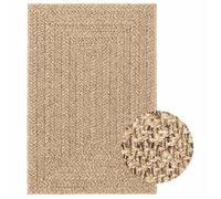 vidaXL Tapis 120x170 cm aspect jute intérieur et extérieur, tapis d'extérieur, tapis de sol, tapis d'intérieur 364831