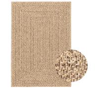 vidaXL Tapis 160x230 cm Aspect Jute intérieur et extérieur, Tapis d'extérieur, Tapis de Sol, Tapis d'intérieur, Tapis de Porte, Moquette