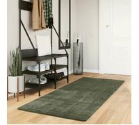 VidaXL Huarte Tapis poils courts 80x200 - Vert forêt