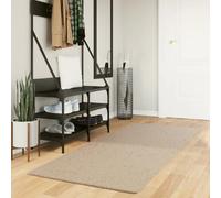vidaXL Tapis à poils courts HUARTE - Sable 80x200 cm