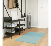 VIDAXL Tapis à poils courts OVIEDO - Vert - 60 x 110 cm