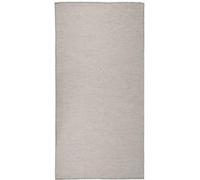 VidaXL Tapis tissage plat extérieur 100x200 cm Taupe