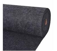 vidaXL Tapis Anthracite 1 2 x 15 m Polyester 331335
