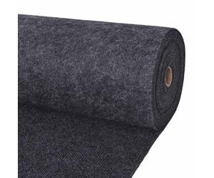 Vidaxl Tapis Anthracite 1,2 X 20 M Polyester