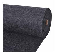 vidaXL Tapis Anthracite 1 2 x 20 m Polyester 331336