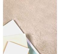 vidaXL Tapis antidérapant en Fausse de Lapin OLITE Taupe 160 x 230 cm, Tapis Doux de Luxe, Fausse Fourrure Moderne, antidérapant, décoration de Salon Cosy