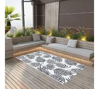 vidaXL Tapis ARAKIL Blanc et Noir 120x180 cm