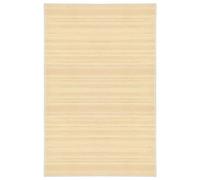 vidaXL Tapis Bambou 100x160 cm Naturel Salon Salle de Séjour Tapis de Sol
