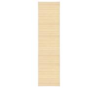 vidaXL Tapis Bambou 80x300 cm Naturel Salon Salle de Séjour Tapis de Sol