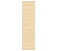 vidaXL Tapis Bambou 80x300 cm Naturel Salon Salle de Séjour Tapis de Sol