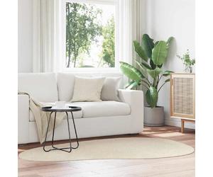 vidaXL Tapis Beige Polyester 140x200 cm Antidérapant