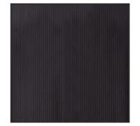 vidaXL Tapis carré bambou marron foncé 100x100 cm