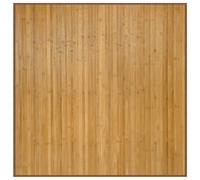 vidaXL Tapis carré Naturel 100x100 cm Bambou