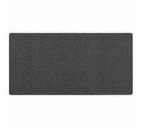 vidaXL Tapis Couloir Gris foncé 100 x 200 cm 100% Polypropylène, Décor de couloir, tapis moderne, design antidérapant, polypropylène texturé, élégant et pratique