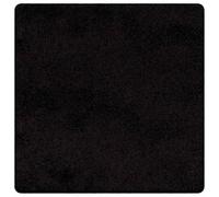 vidaXL Tapis Couloir Noir 100 x 100 cm, Tapis de Couloir, Design Moderne tufté, système antidérapant, Confortable, pour Animaux, Fort trafic