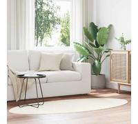 VidaXL Tapis Crème Polyester 120x170 cm
