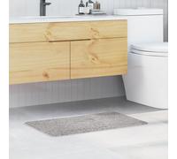 vidaXL Tapis de bain Gris 50 x 80 cm Polypropylène
