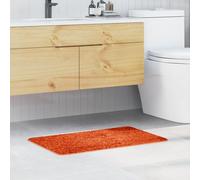 vidaXL Tapis de bain Orange 50 x 80 cm Polypropylène
