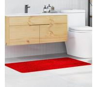 vidaXL Tapis de bain Rouge 70 x 120 cm Polypropylène