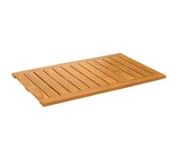 vidaXL Tapis de Bain Uni Marron 80 x 50 cm Bois, Tapis de Bain Minimaliste, en Bois, antidérapant Marron, éco-Responsable, décoratif, Lisse