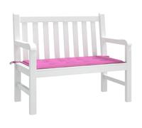 vidaXL Tapis de Chaise Uni Rose 100 x 50 x 3 cm Tissu Oxford, Coussin Moderne rectangulaire pour Salon, en Mousse Durable, Indoor, Outdoor, Parfait pour Le Jardin